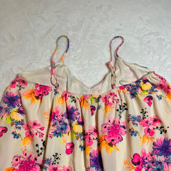 Romeo & Juliet Couture Sleeveless Floral Print A-Line Mini Dress Size Small - Picture 5 of 10